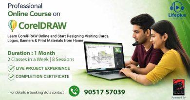 Corel Draw online training in 1 month