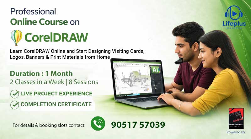 Corel Draw online training in 1 month