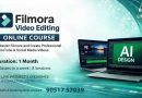 Filmora Video Editing Online Training course by LifePlus Creative Academy, representing creative learning in video editing, animation, and AI‑powered tools.