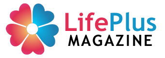 LifePlus Magazine logo featuring a six‑petal flower LifePlus Magazine logo representing creativity, inclusivity, and positive living.
