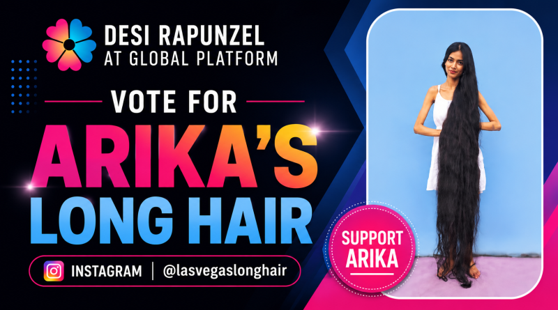 Desi Rapunzel Arika Das Shines Globally